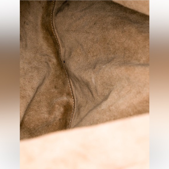 THE ROW Suede Bindle Knot Hobo Bag in Tan - Picture 5 of 5